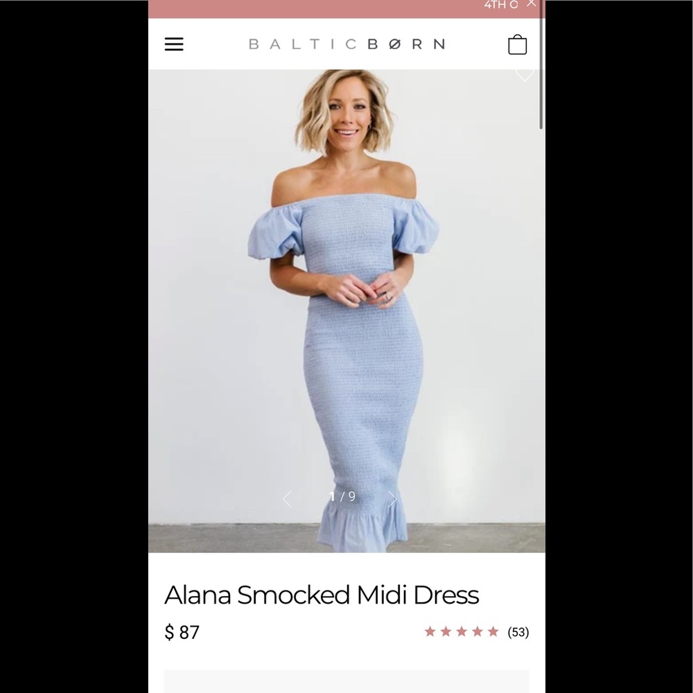 Baltic Born Blue Dress